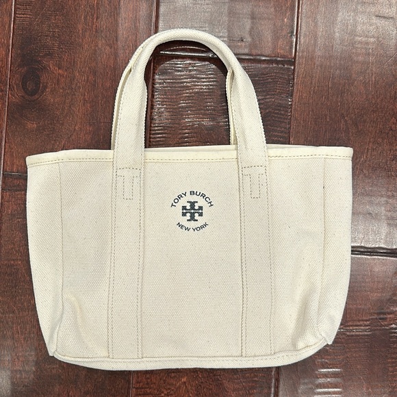 Tory Burch Signature Canvas Tote Bag - Picture 8 of 12